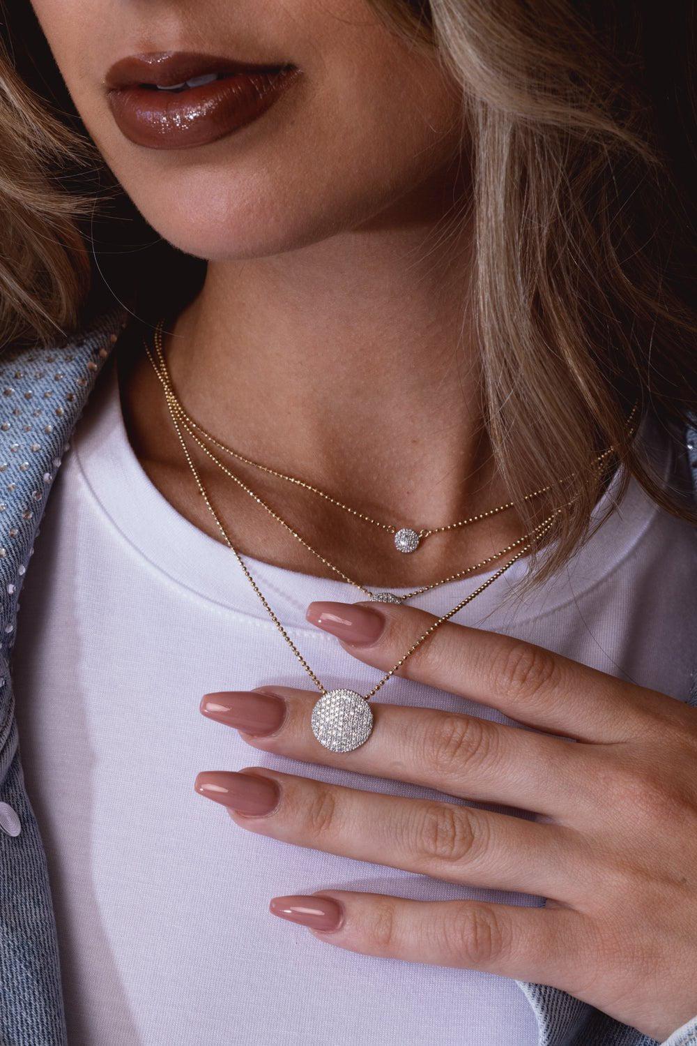PHILLIPS HOUSE-Micro Infinity Necklace-YELLOW GOLD