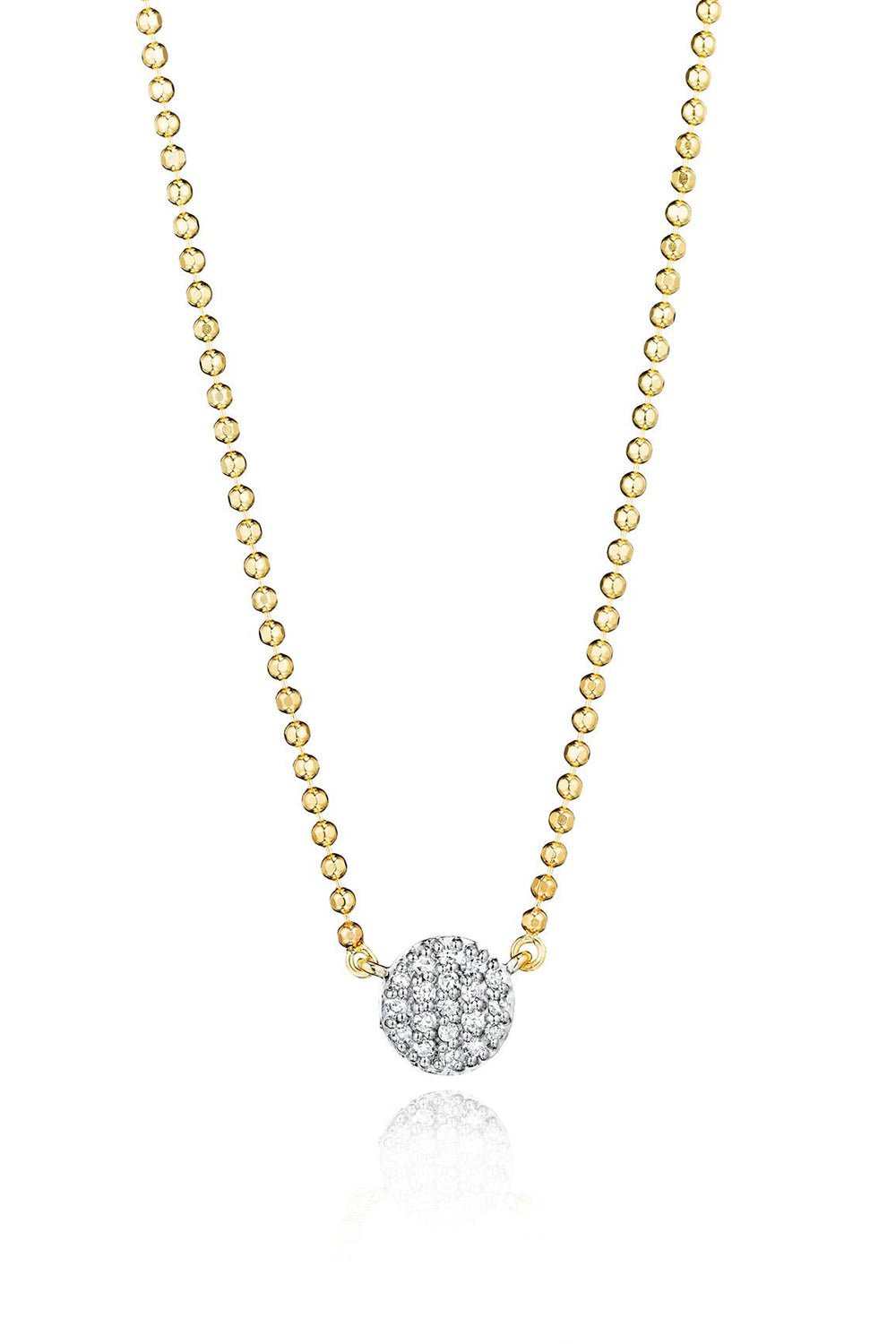PHILLIPS HOUSE-Micro Infinity Necklace-YELLOW GOLD
