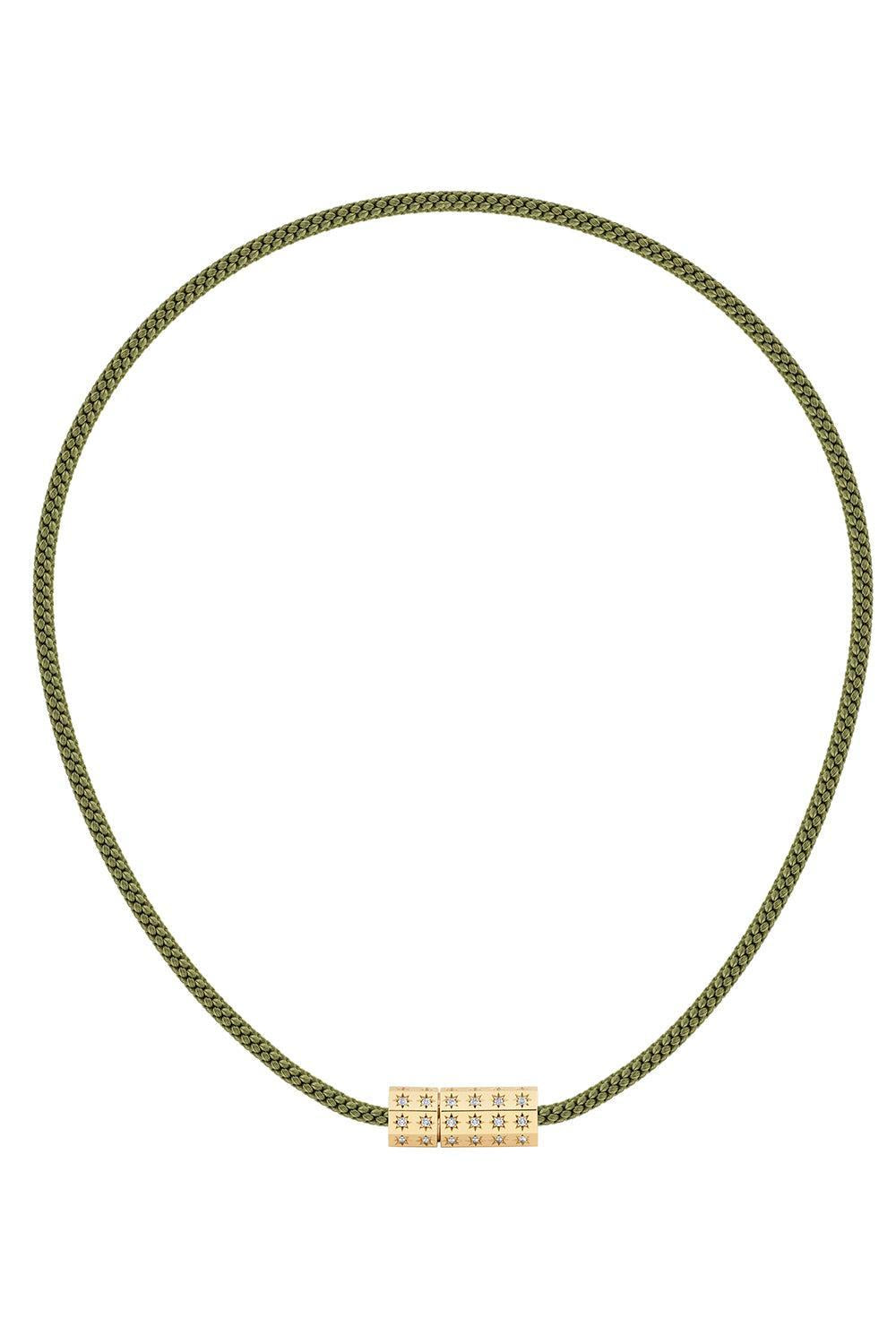  Diamond Star Set Octagon Connection Clasp Necklace-YELLOW GOLD-JEWELRYFINE JEWELNECKLACE O-PHILLIPS HOUSE 