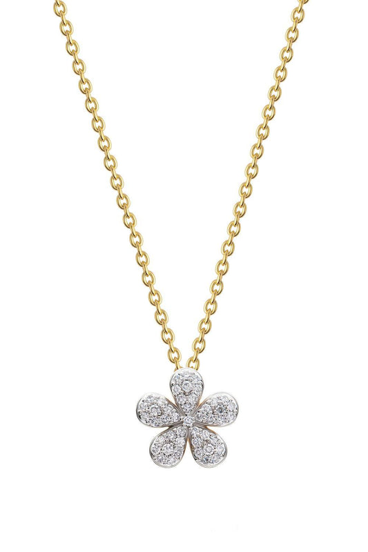 Forget-Me-Not Petite Necklace-YELLOW GOLD-JEWELRYFINE JEWELNECKLACE O-PHILLIPS HOUSE