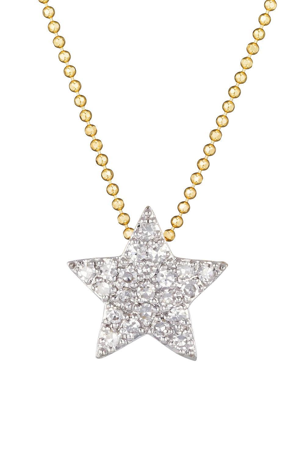 Mini Infinity Star Necklace-YELLOW GOLD-JEWELRYFINE JEWELNECKLACE O-PHILLIPS HOUSE