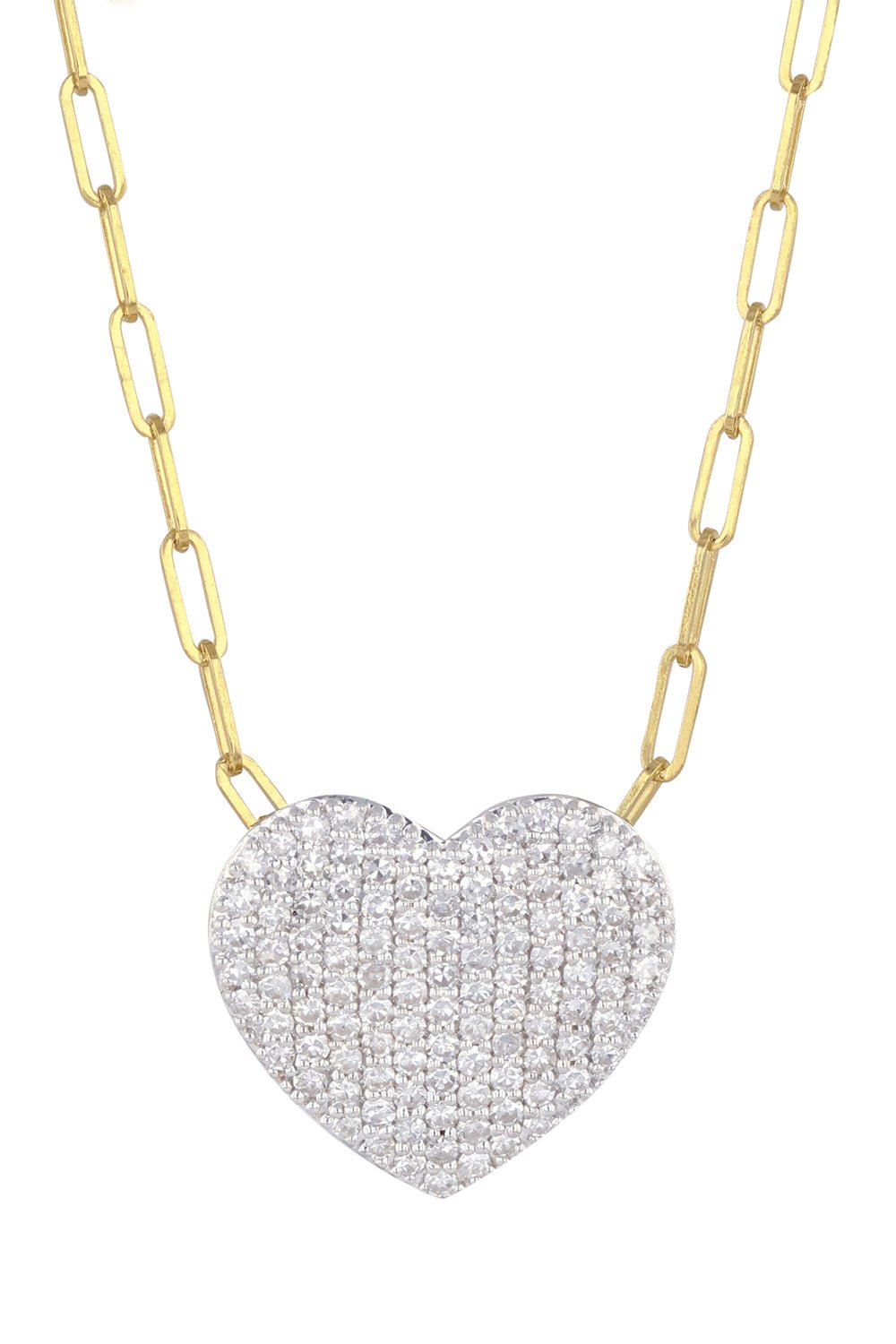 PHILLIPS HOUSE-Heart Infinity Necklace-YELLOW GOLD