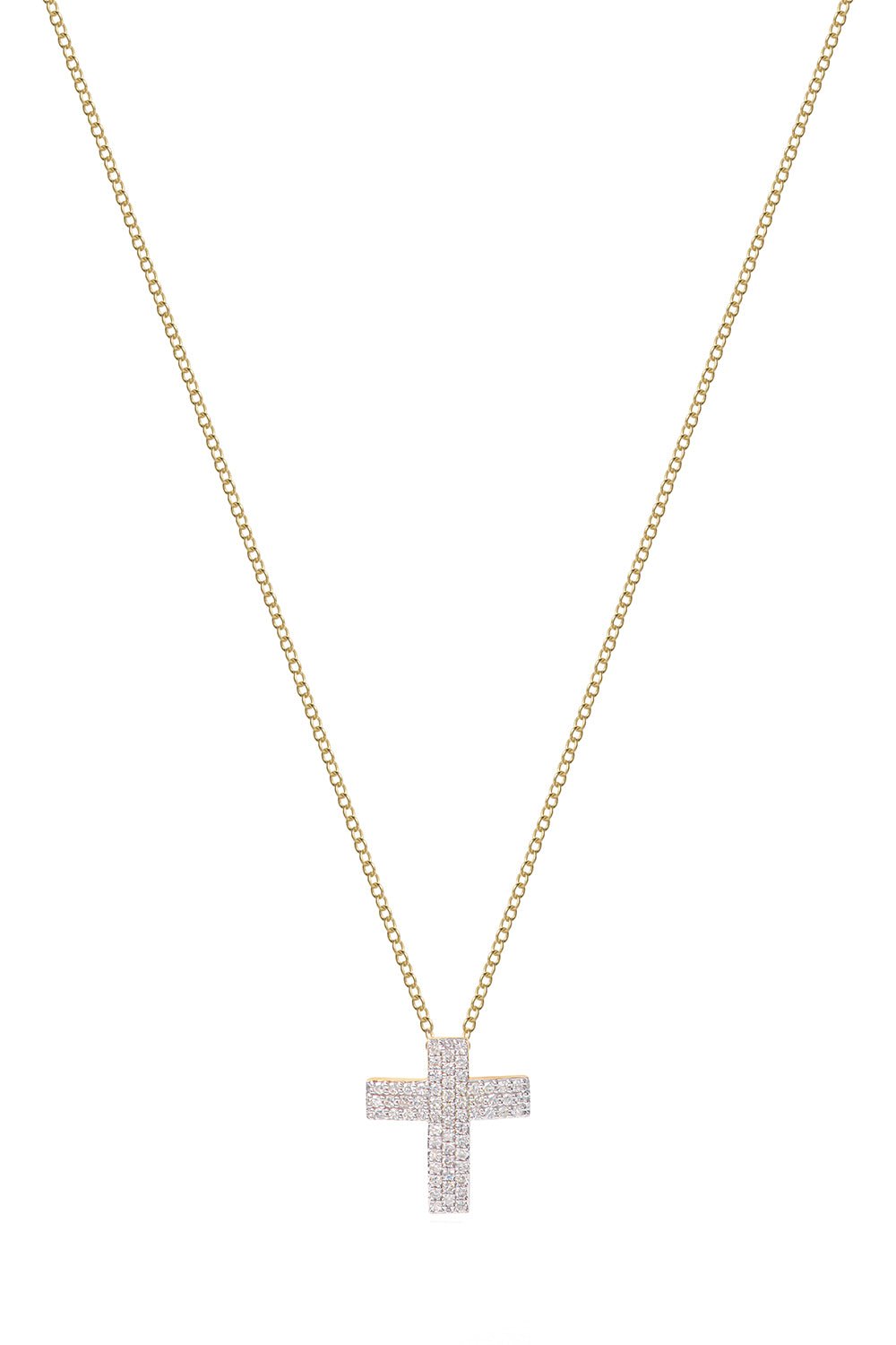 PHILLIPS HOUSE-Infinity Cross Necklace-YELLOW GOLD