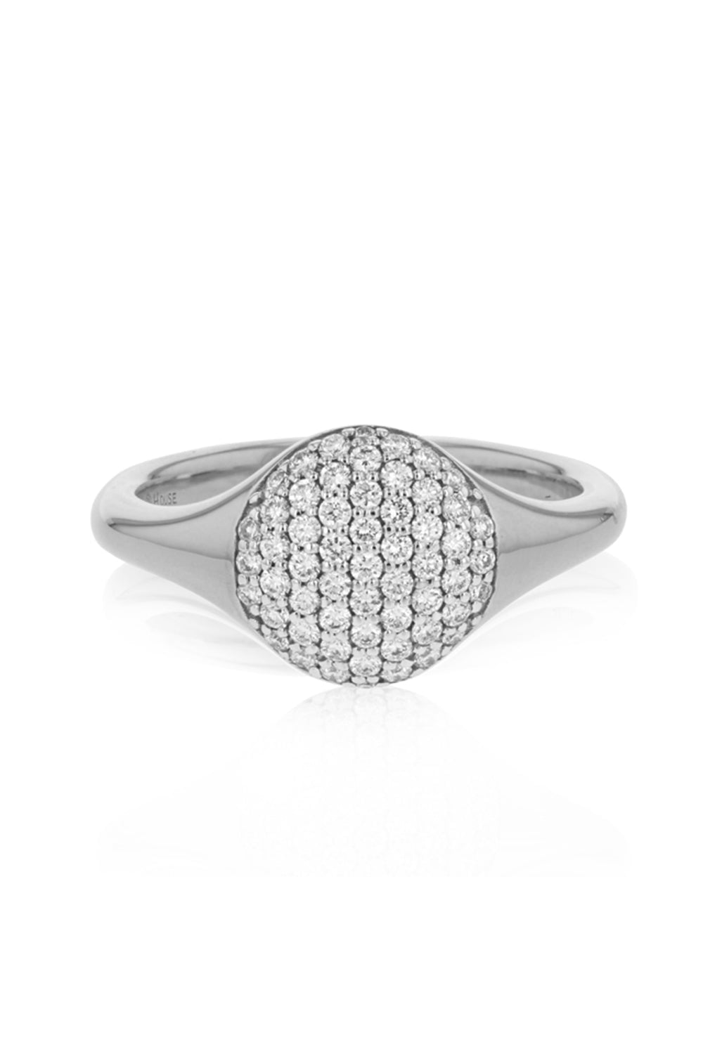 PHILLIPS HOUSE-Inifinity Diamond Stack Ring-WHITE GOLD