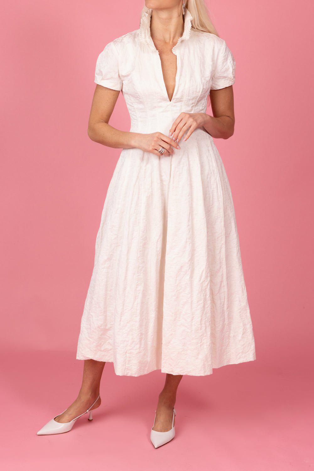 PHILOSOPHY-Fit And Flare Midi Dress-