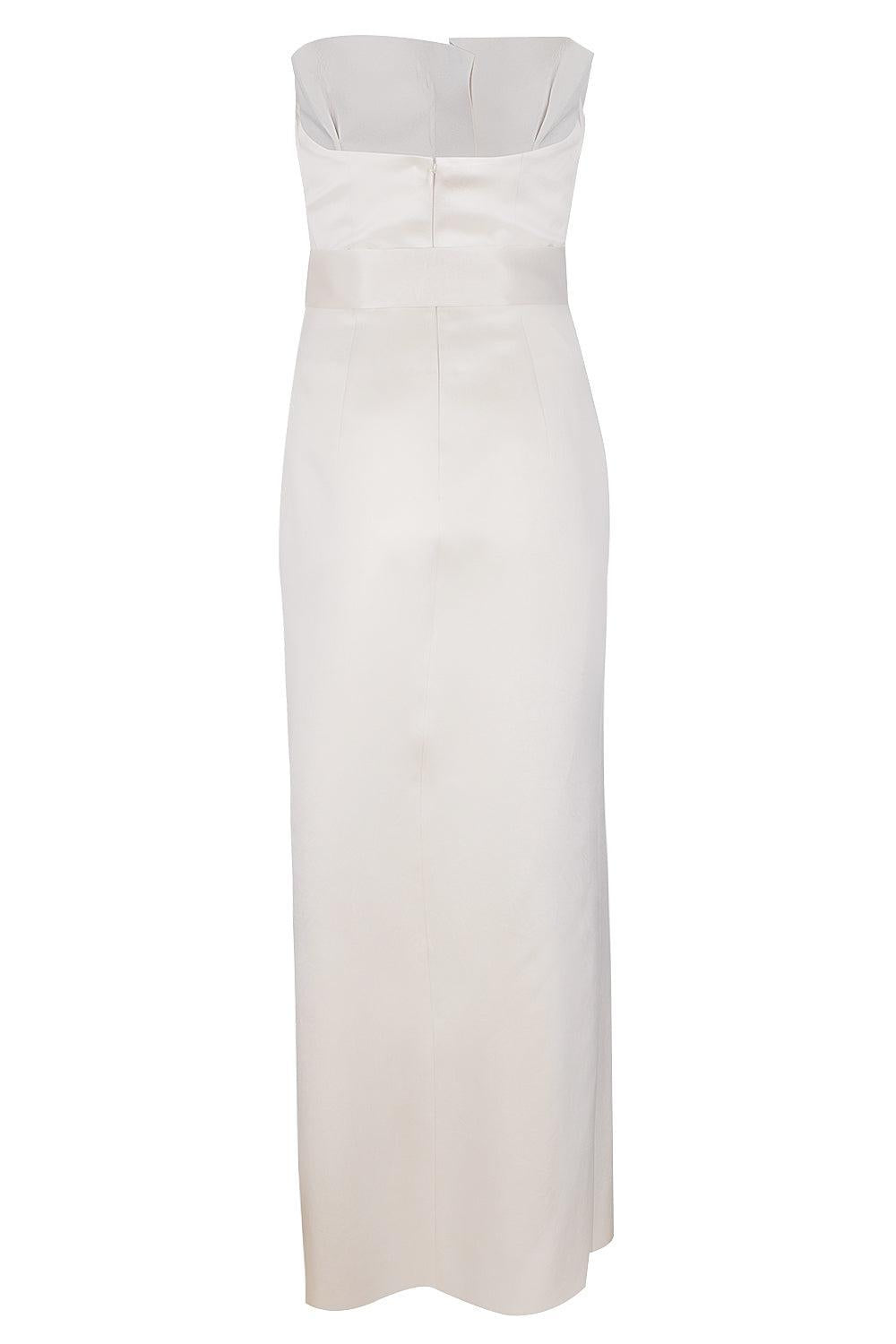 Strapless Midi Dress-IVORY-40-CLOTHINGDRESSCOCKTAIL-PHILOSOPHY