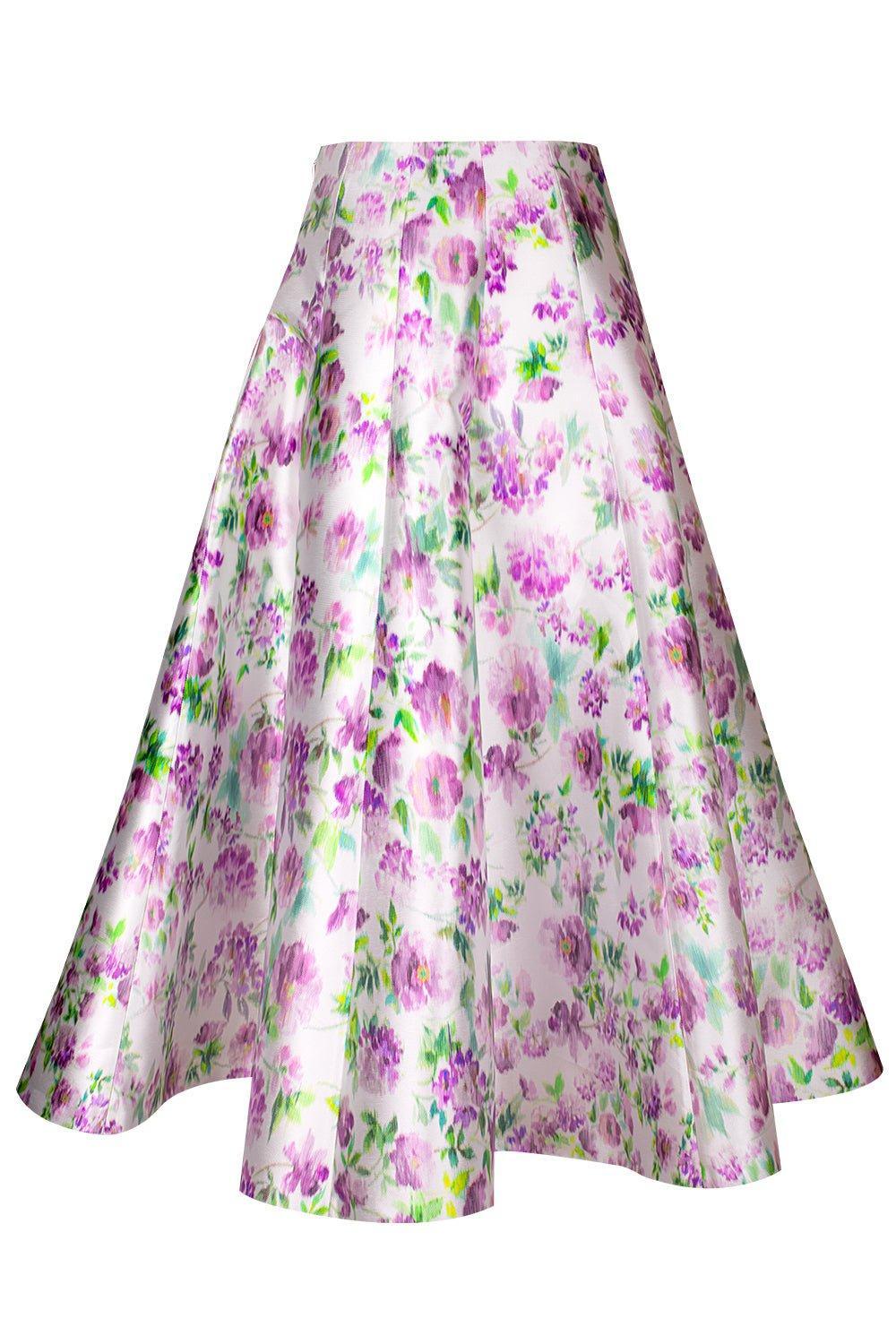 PHILOSOPHY-Floral Midi Skirt-