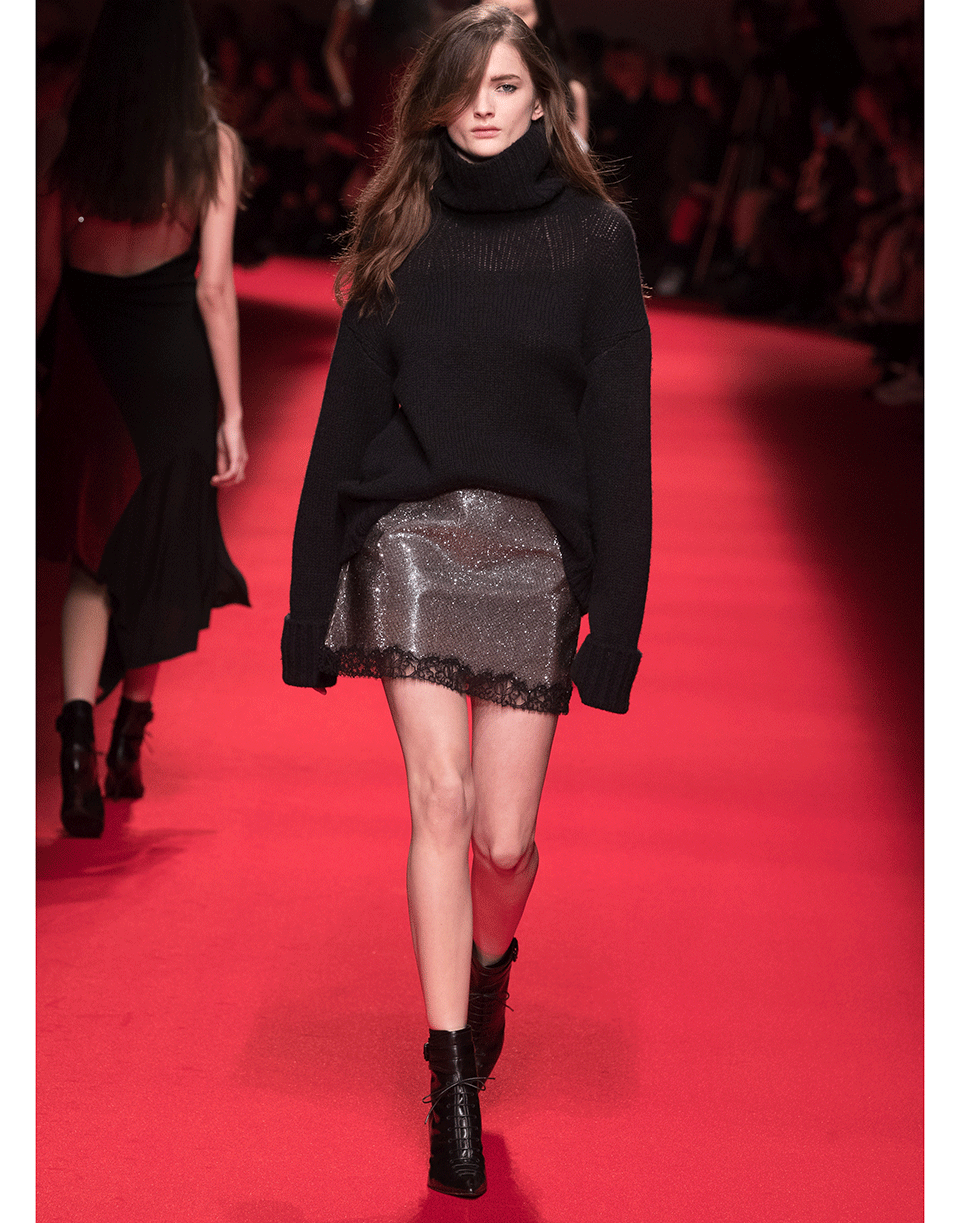 PHILOSOPHY-Sequin Mini Skirt-