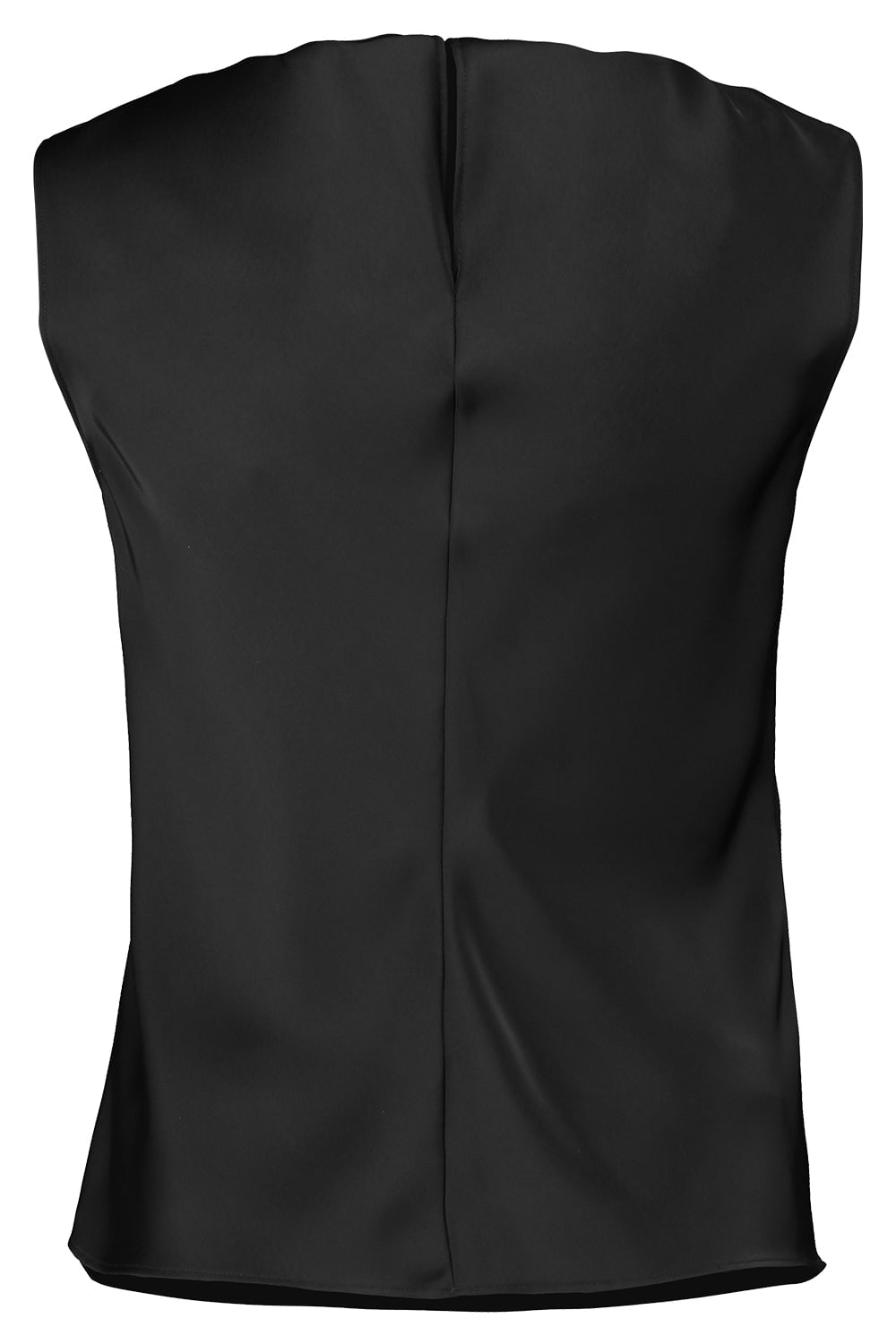 PHILOSOPHY-Cowl Neck Blouse - Black-