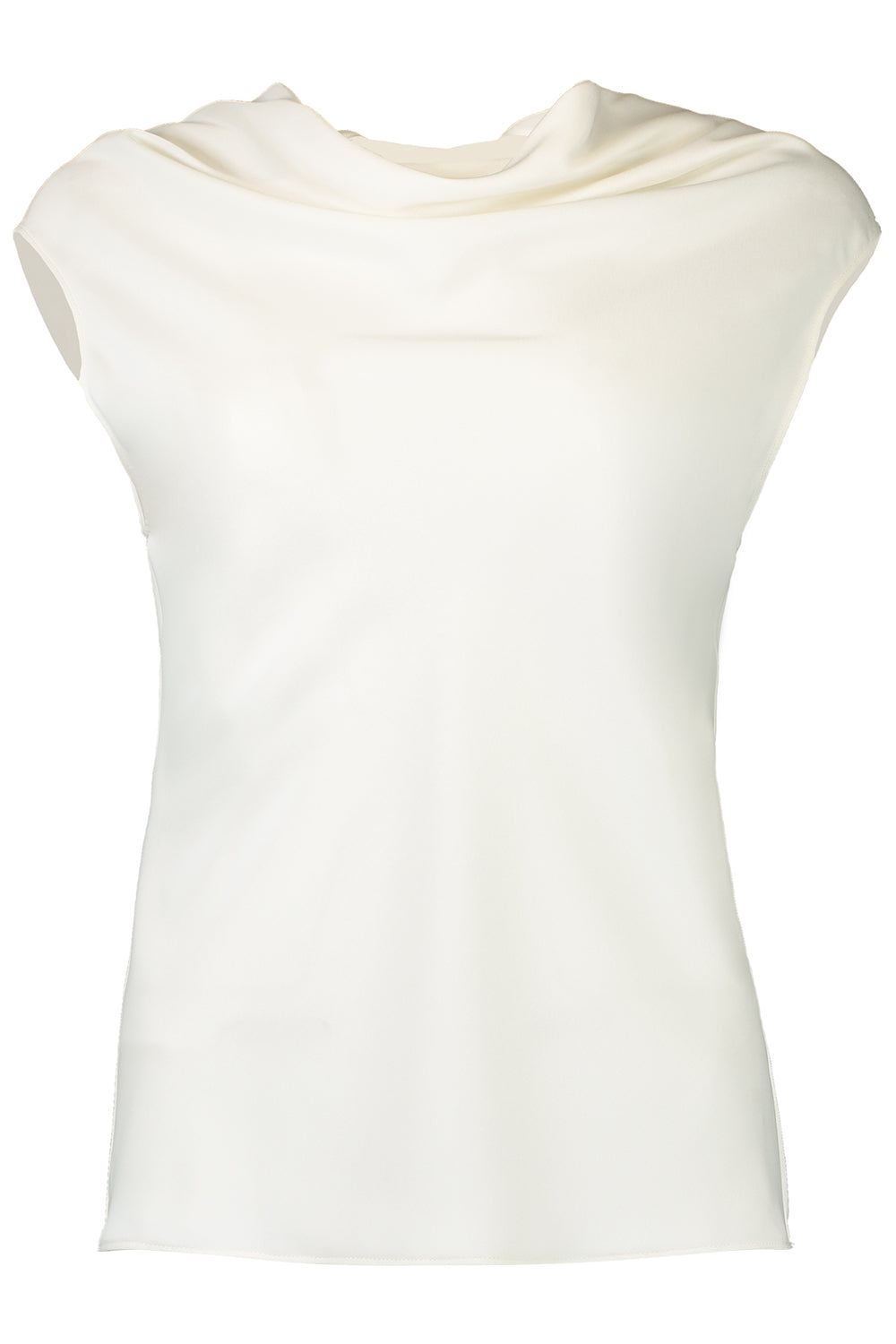 Fluid Cowl Neck Sleeveless Top - Ivory-IVORY-38-CLOTHINGTOPBLOUSE-PHILOSOPHY