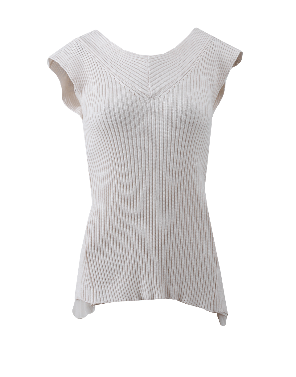 PHILOSOPHY-Criss-Cross Back Knit Top-