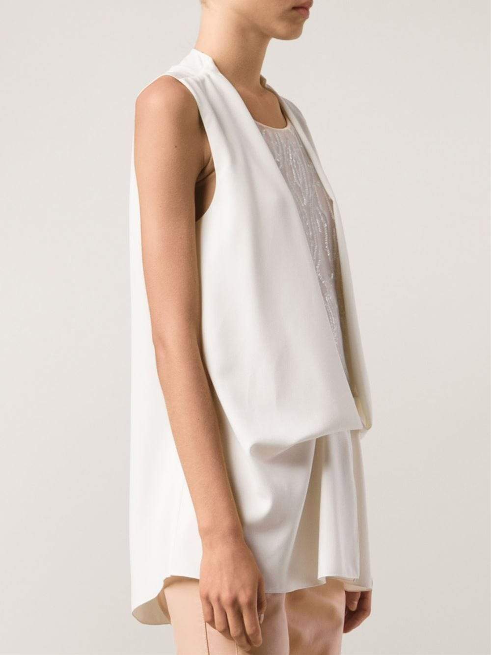 PHILOSOPHY-Tuck Waist Top-