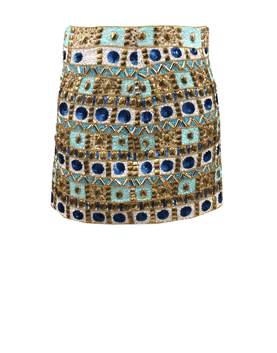 PIA PAURO-Embellished Skirt-