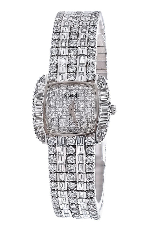 Diamond Protocole Watch-WHITE GOLD-JEWELRYFINE JEWELWATCH-PIAGET