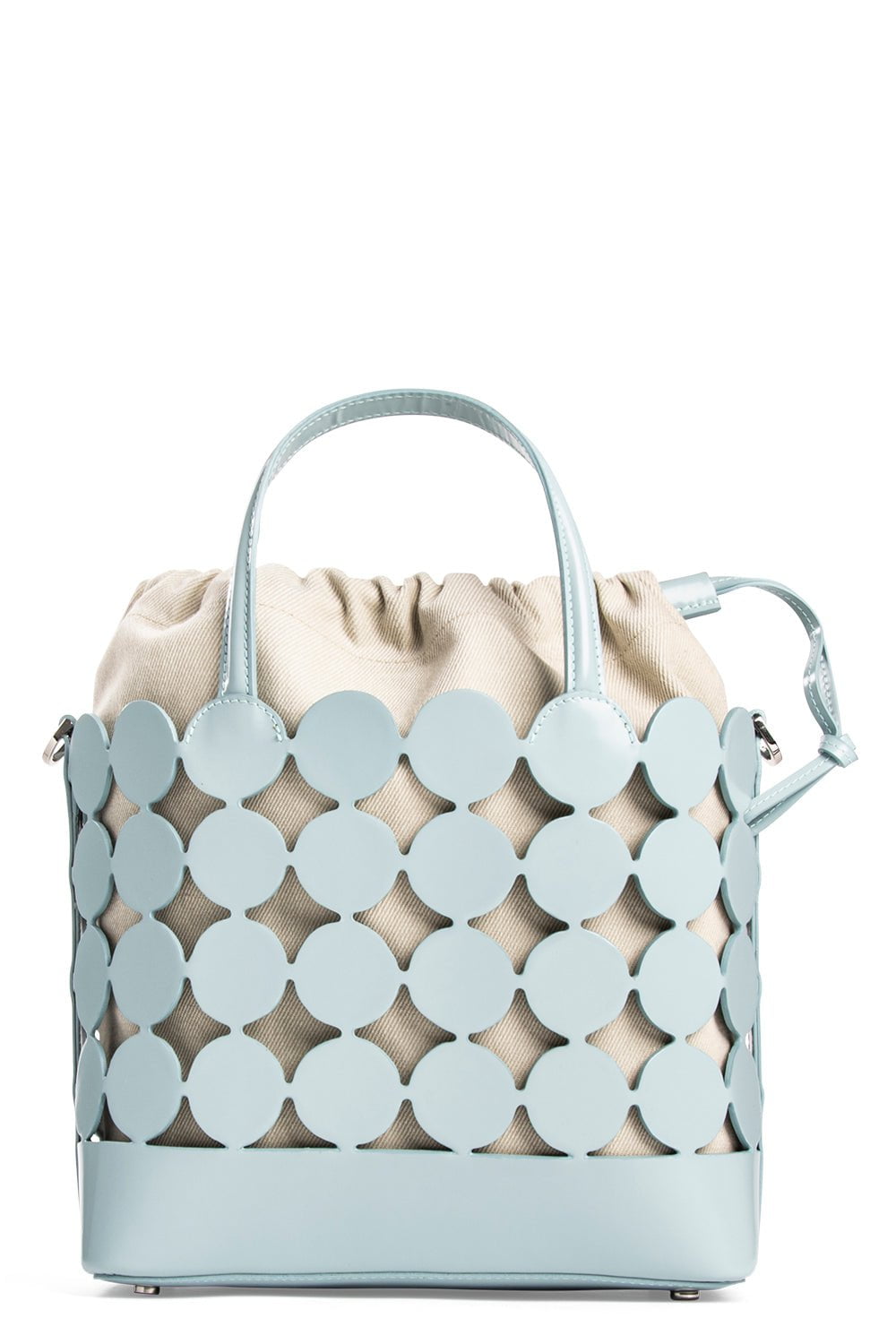 PIERRE HARDY-Bulles Bucket Bag - Blue Gray Sand-BLUGRYSN