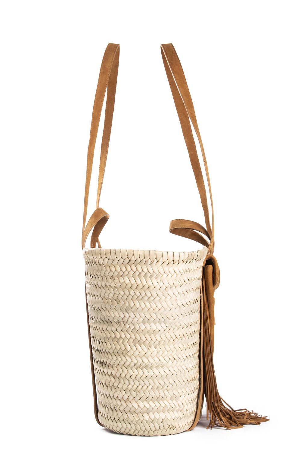 PIERRE HARDY-Large Fringe Tote-NAT/CAM