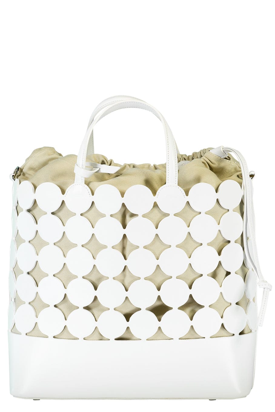 PIERRE HARDY-Bulles Tote Bag -White-WHT/SAND