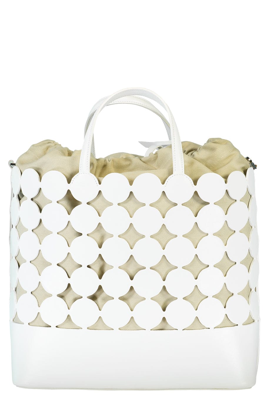 PIERRE HARDY-Bulles Tote Bag -White-WHT/SAND