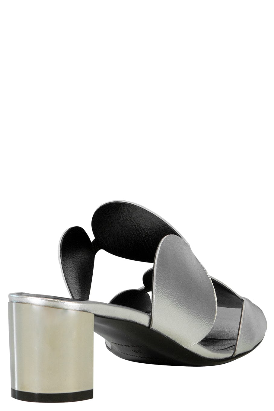 PIERRE HARDY-Bulles Mule - Silver-