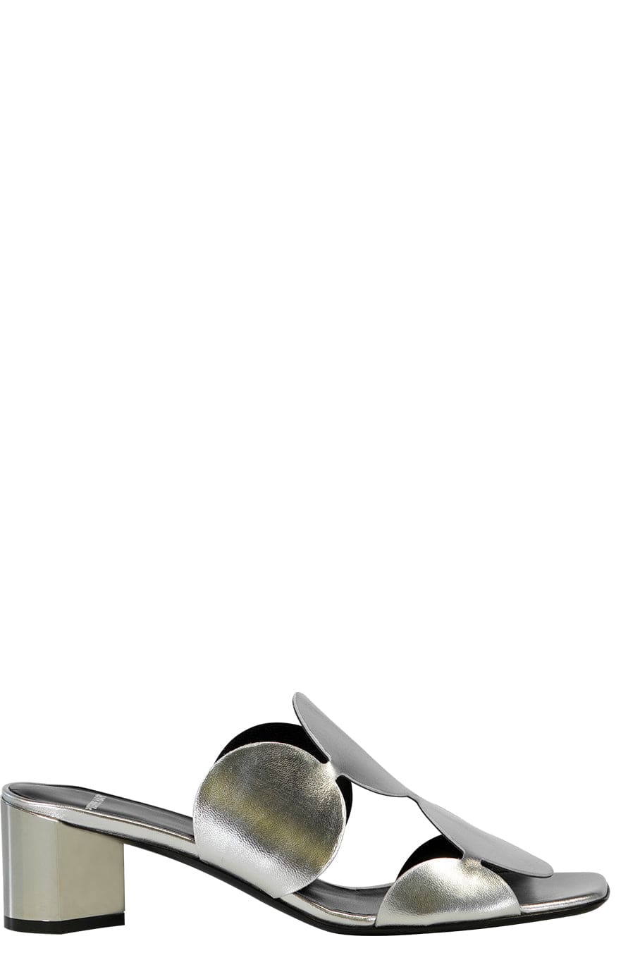 PIERRE HARDY-Bulles Mule - Silver-