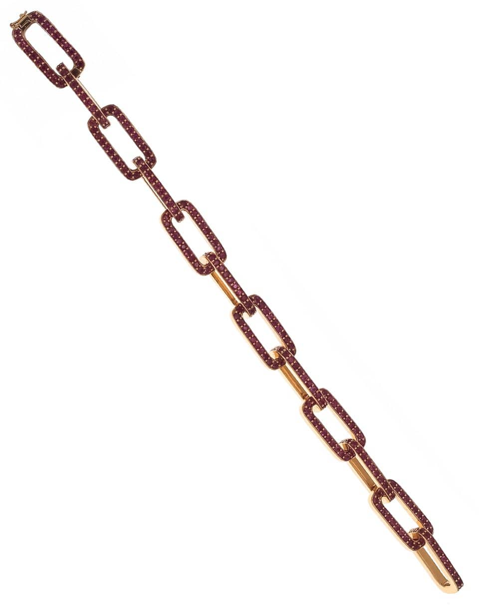 PIRANESI-Pink Sapphire Bracelet-ROSE GOLD