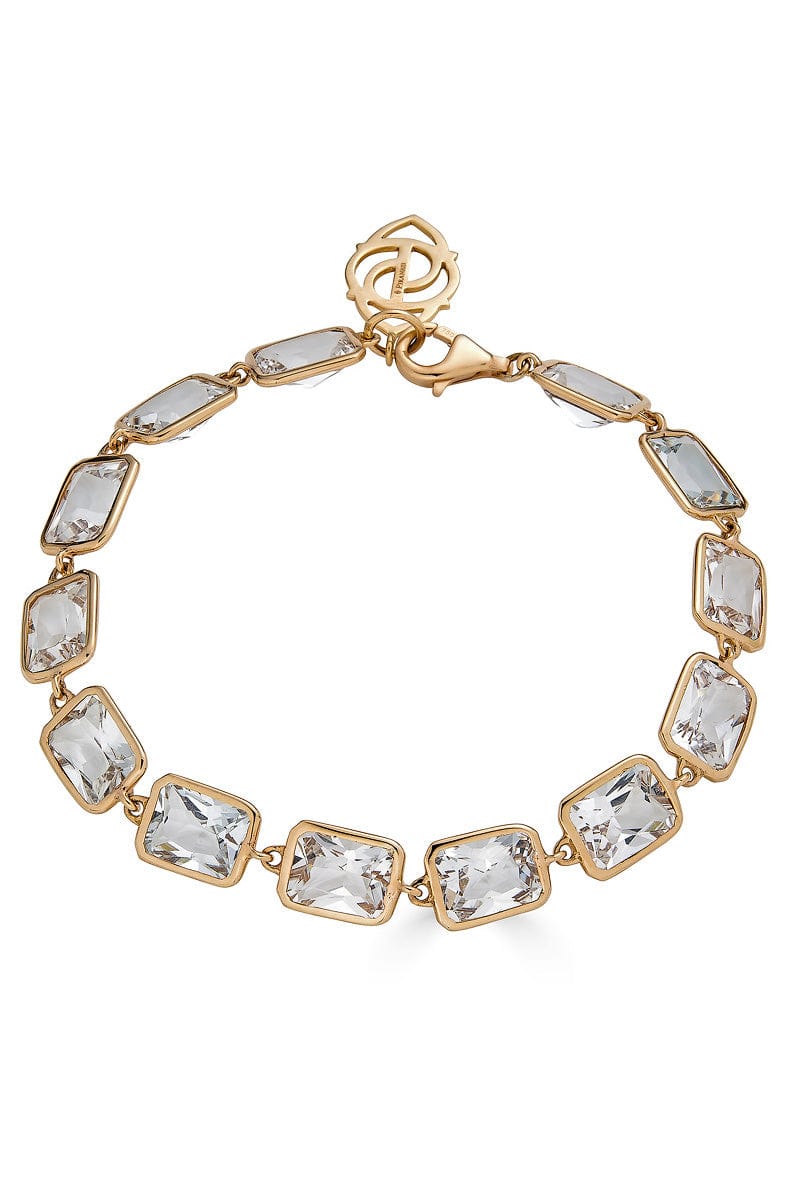 PIRANESI-White Topaz Bracelet-ROSE GOLD