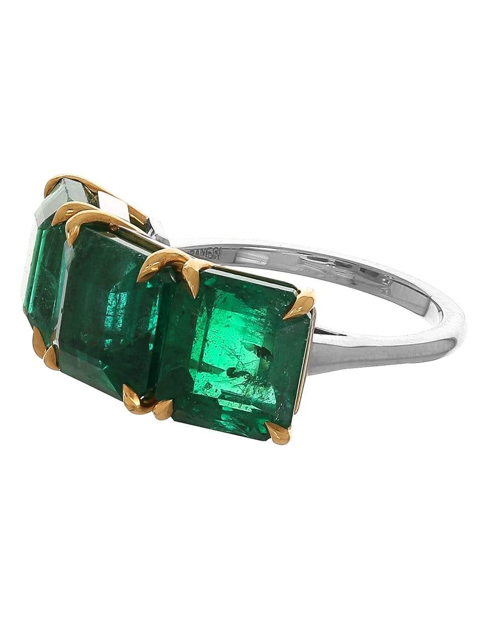 PIRANESI-Zambian Emerald Ring-PLATINUM