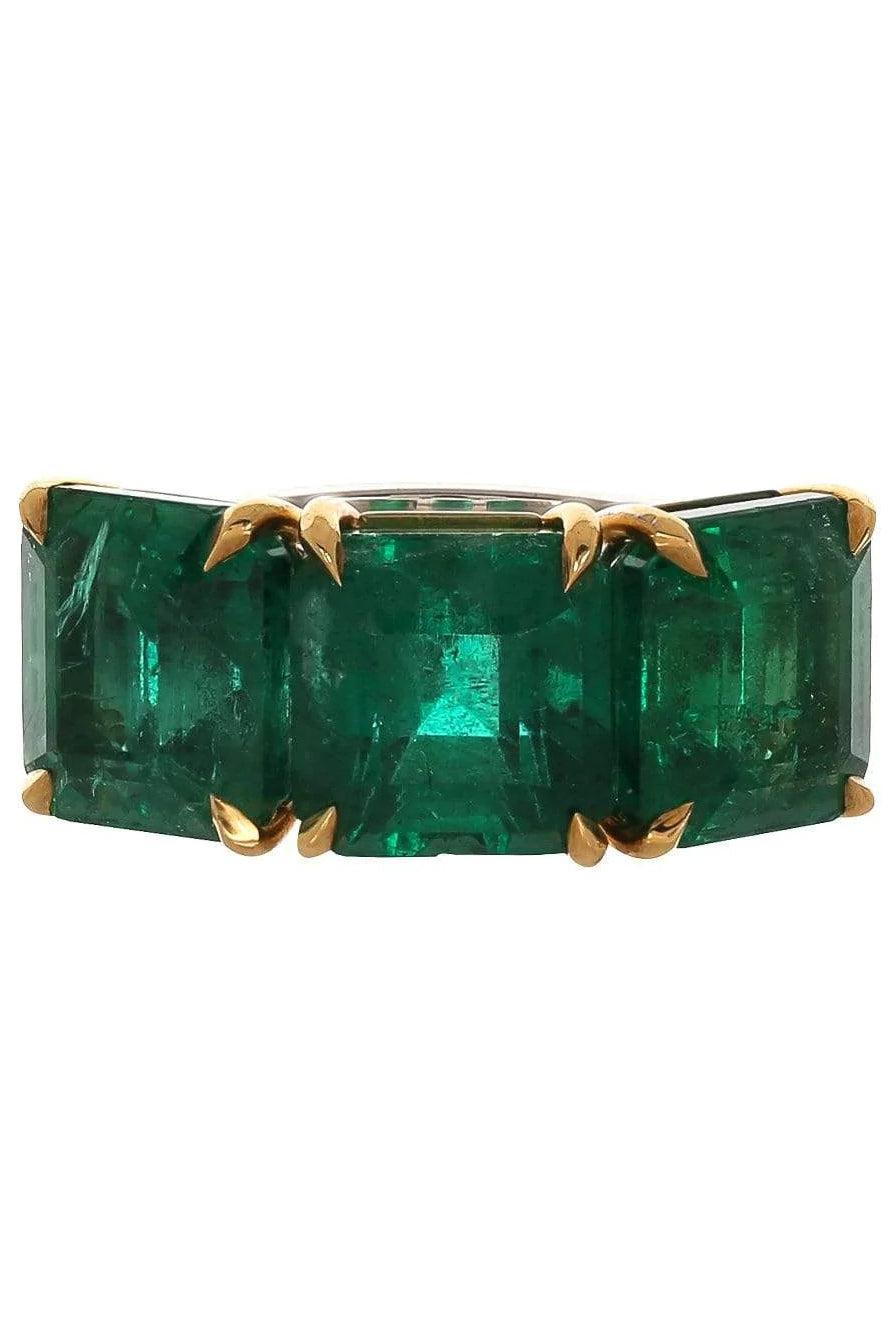 PIRANESI-Zambian Emerald Ring-PLATINUM