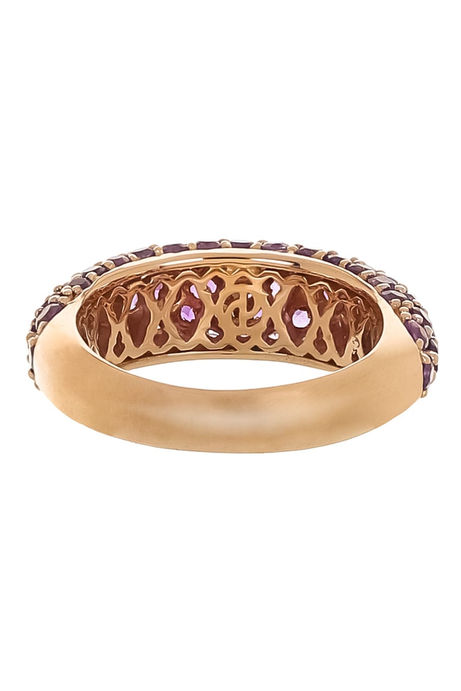 PIRANESI-Amethyst Dome Ring-ROSE GOLD
