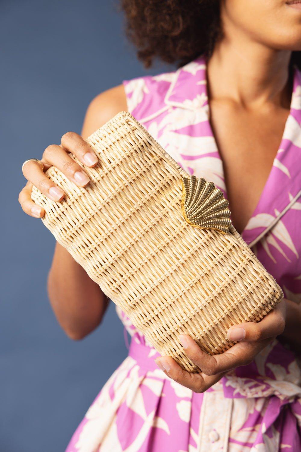 POOLSIDE-The Classica Clutch-NATURAL