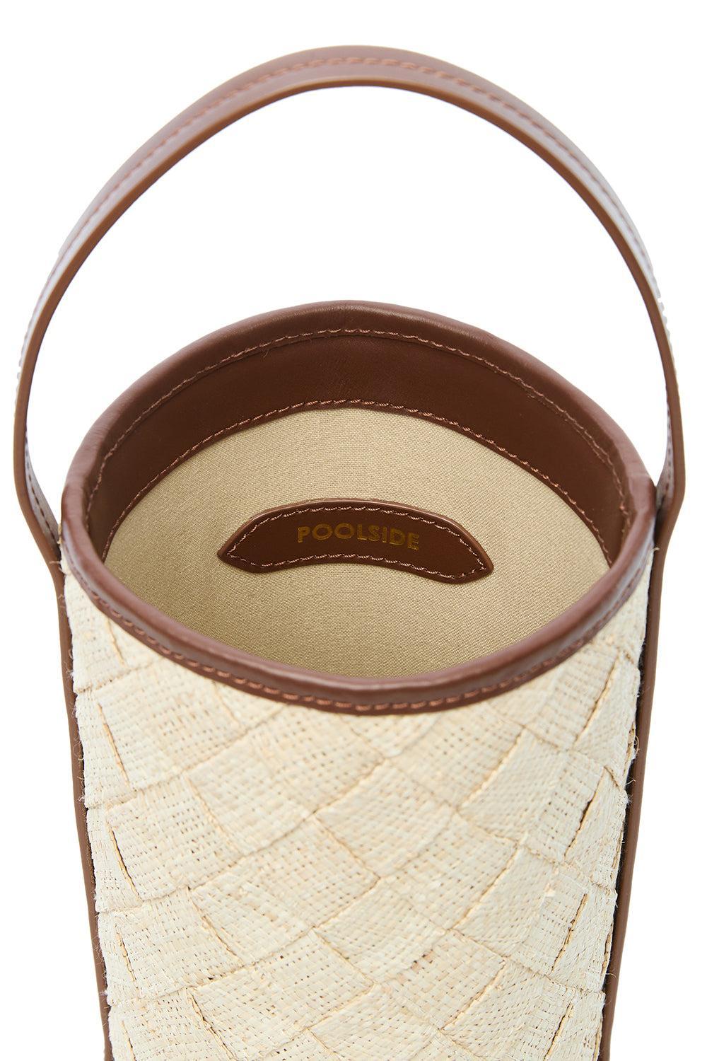 The Cylinder Bucket Bag-BROWN-HANDBAGTOP HANDLE-POOLSIDE