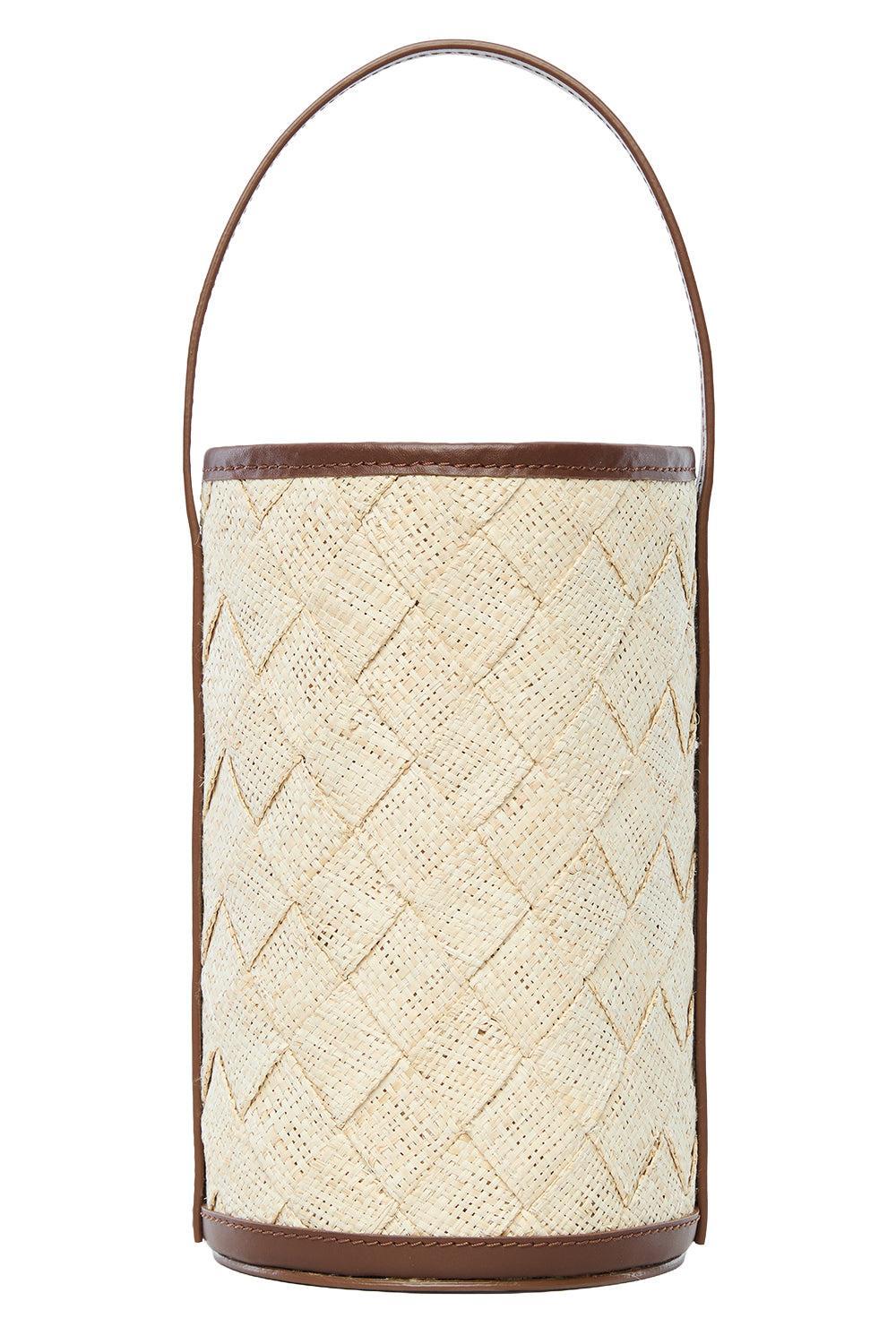 The Cylinder Bucket Bag-BROWN-HANDBAGTOP HANDLE-POOLSIDE