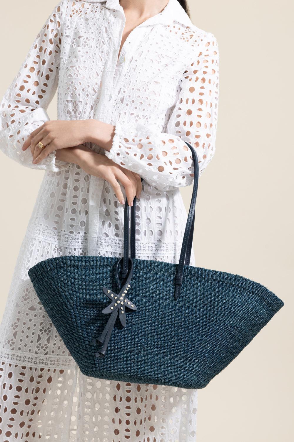 The East West Charm Tote - All Navy-BLUE-HANDBAGTOTES-POOLSIDE