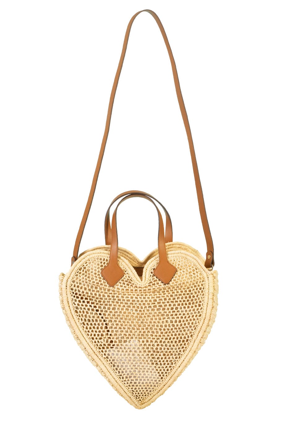 POOLSIDE-Big Heart Tote-NAT/TAN