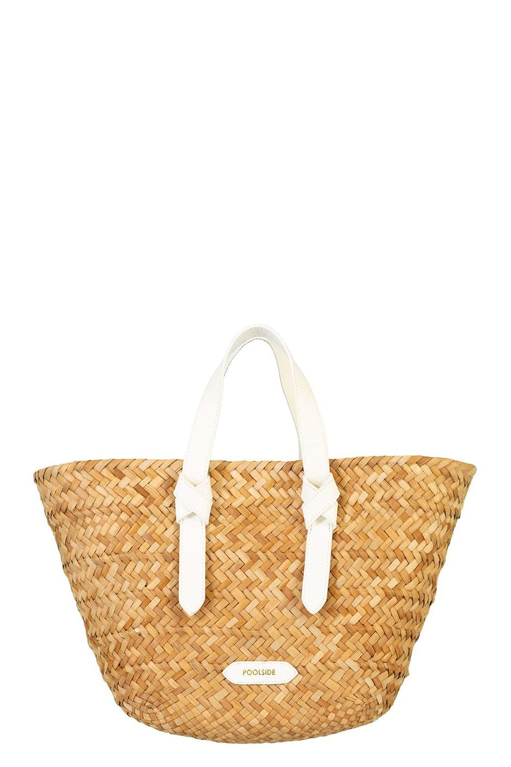 POOLSIDE-Isola Tote-NAT/WHT