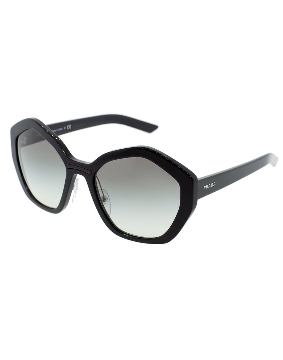 PRADA-Black Butterfly Frame Sunglasses-BLACK