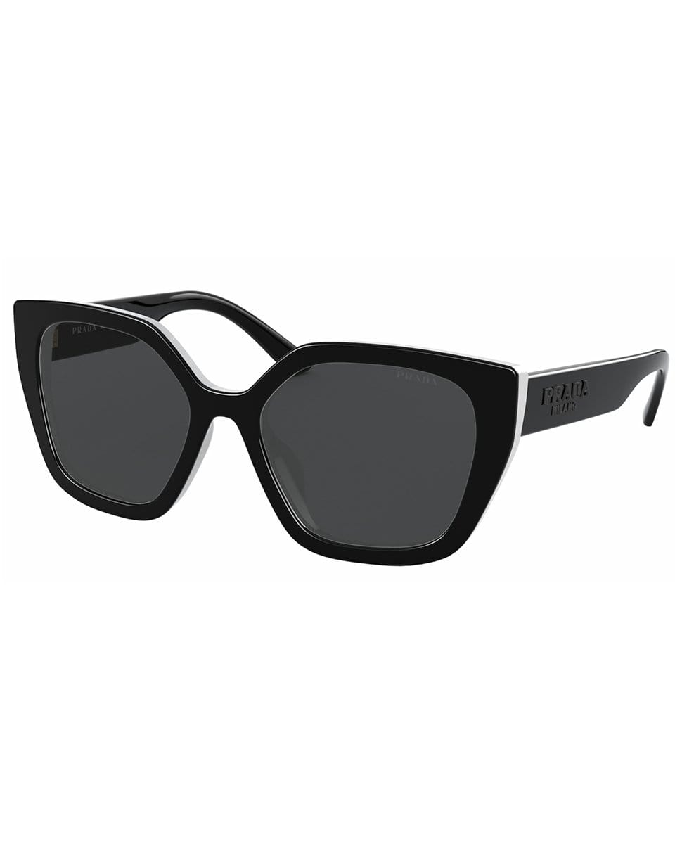 PRADA-Black and Ivory Sunglasses-BLK/IVY