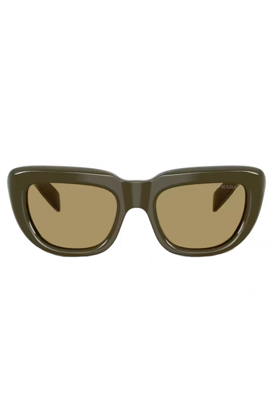 Square Cat Eye Sunglasses - Laurel Green Olive