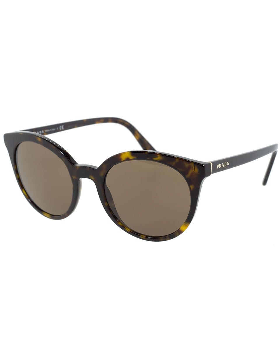 PRADA-Havana Acetate Cat Eye Sunglasses-HAVANA