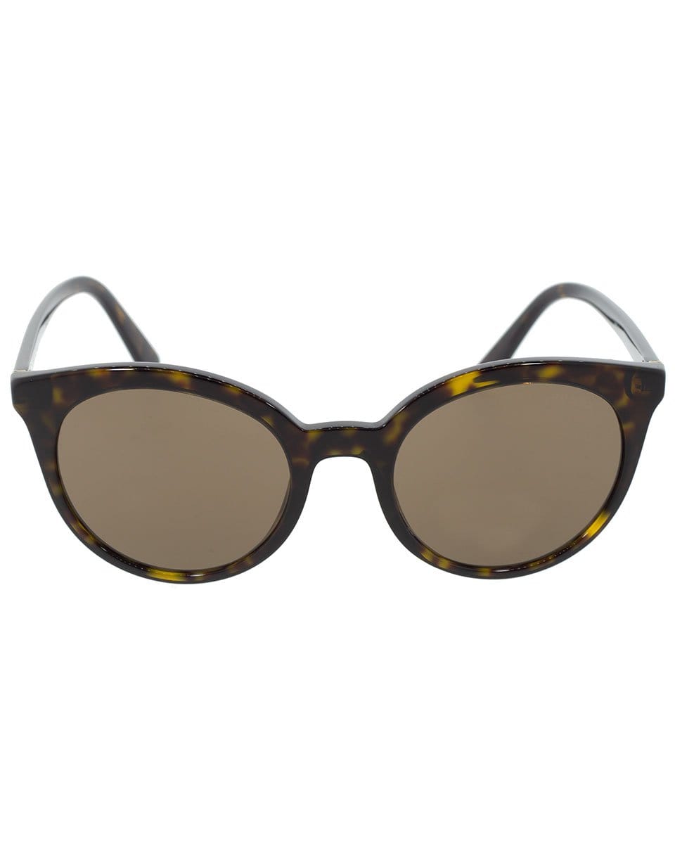 PRADA-Havana Acetate Cat Eye Sunglasses-HAVANA