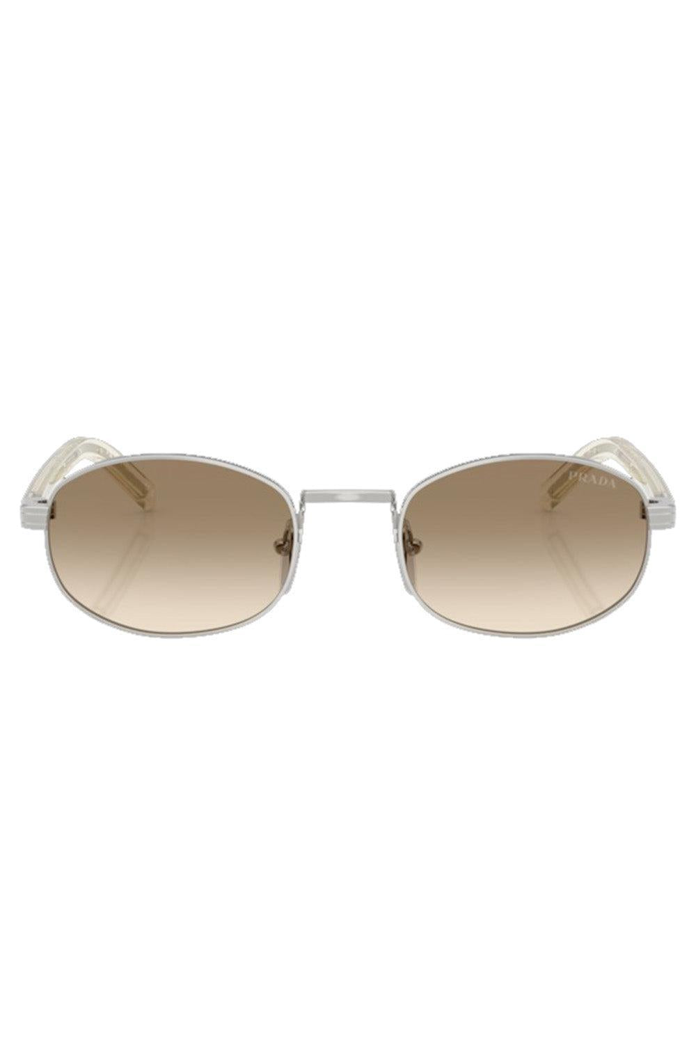 Round Gradient Sunglasses-SLV/BRN-ACCESSORIESUNGLASSES-PRADA