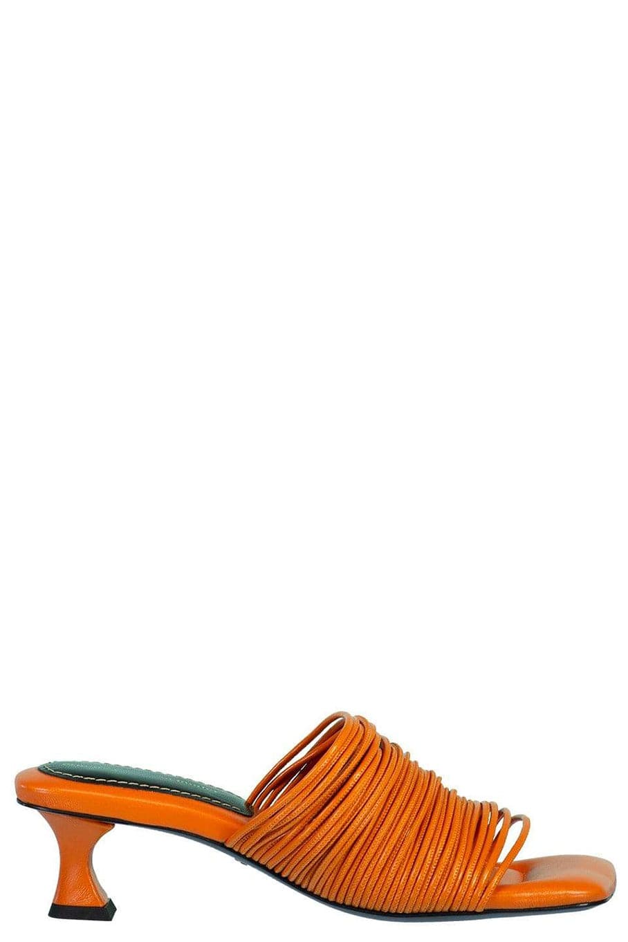 PROENZA SCHOULER-Square Rolo Sandal - Orange-