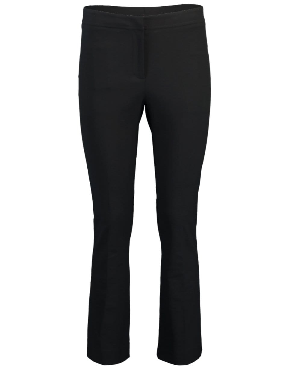QL2-Cropped Bootcut Leg Pant - Black-