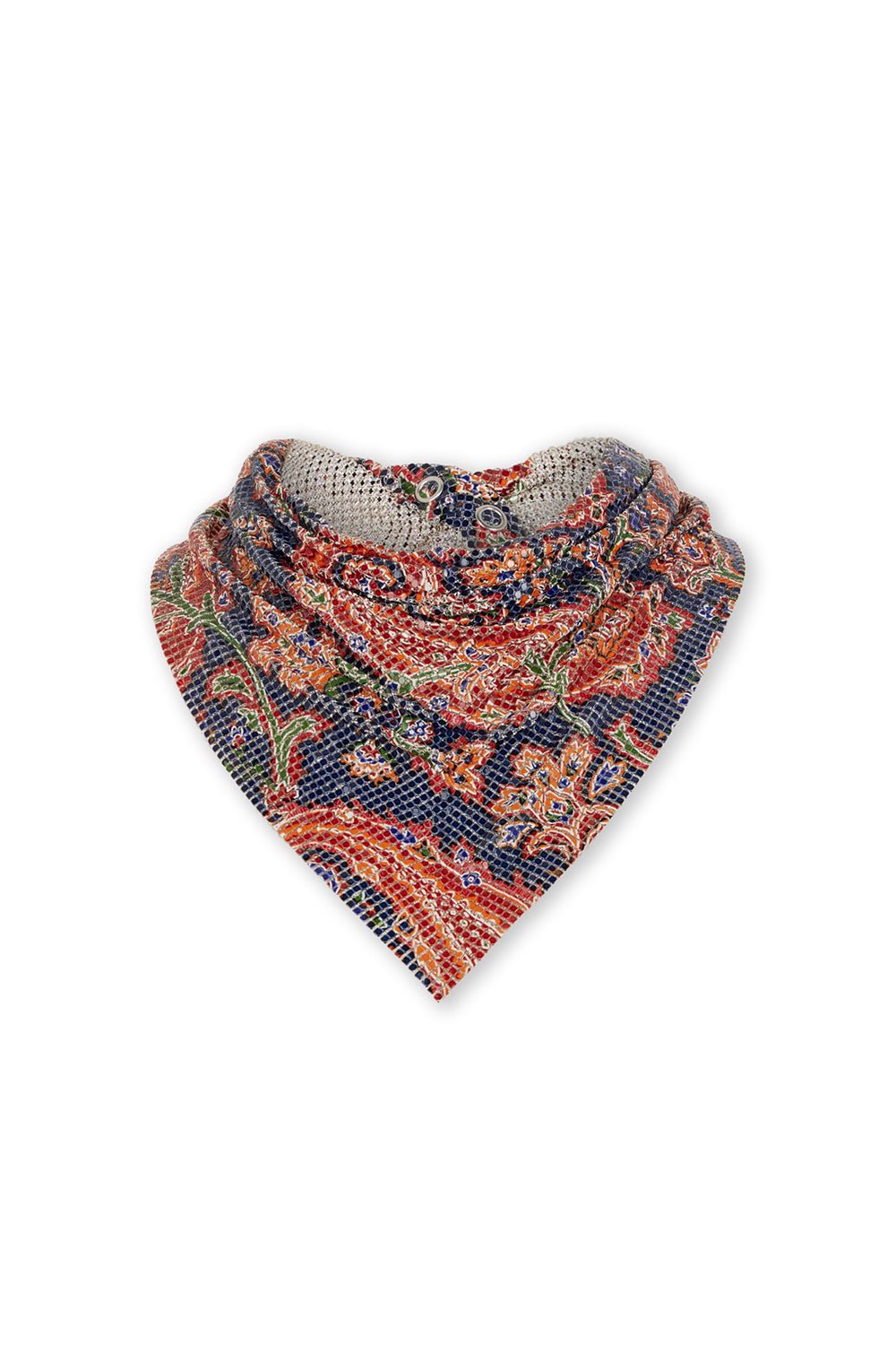 RABANNE-Mesh Scarf-CCHMRCRM