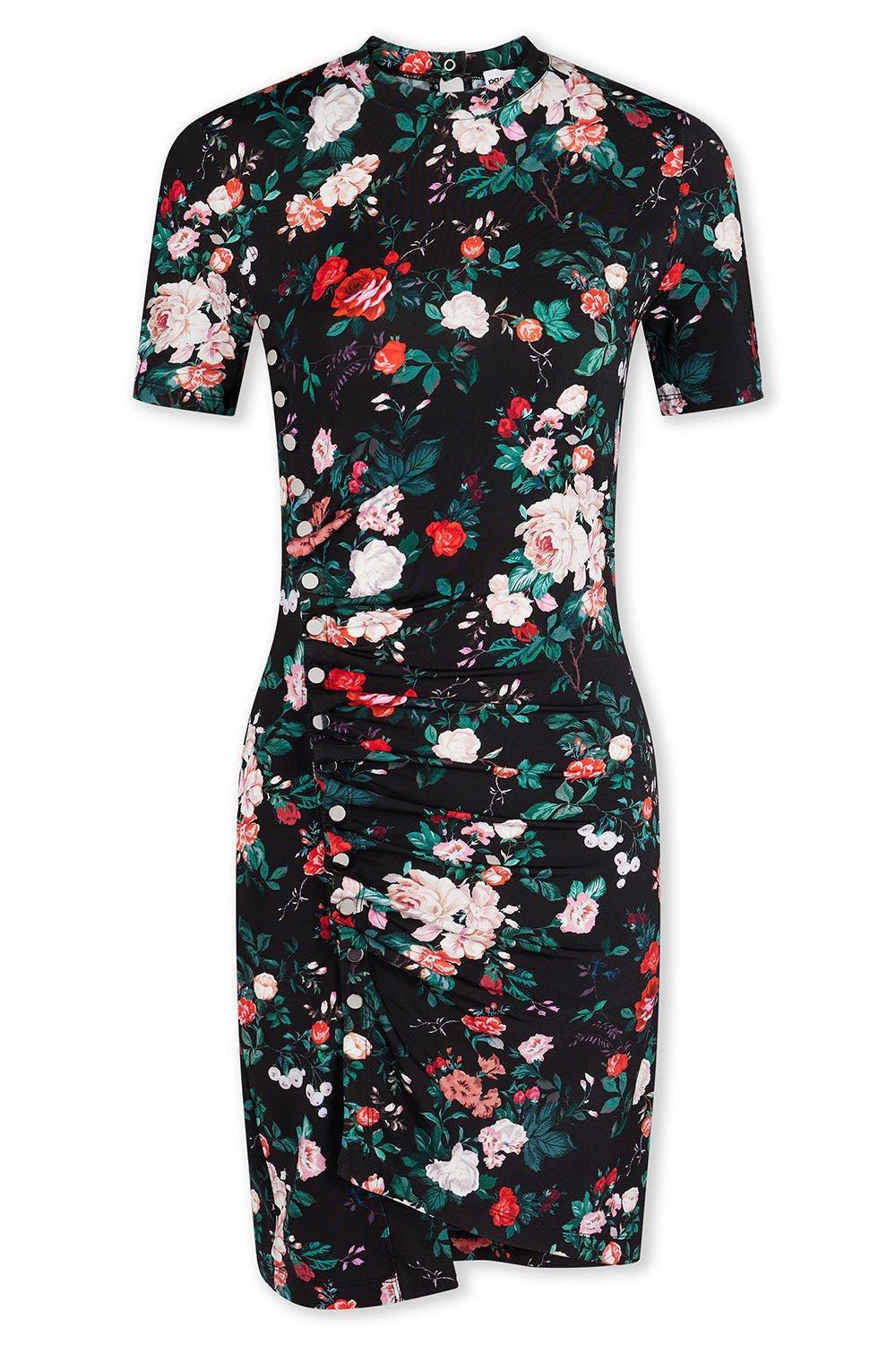 RABANNE-Printed Mini Dress-