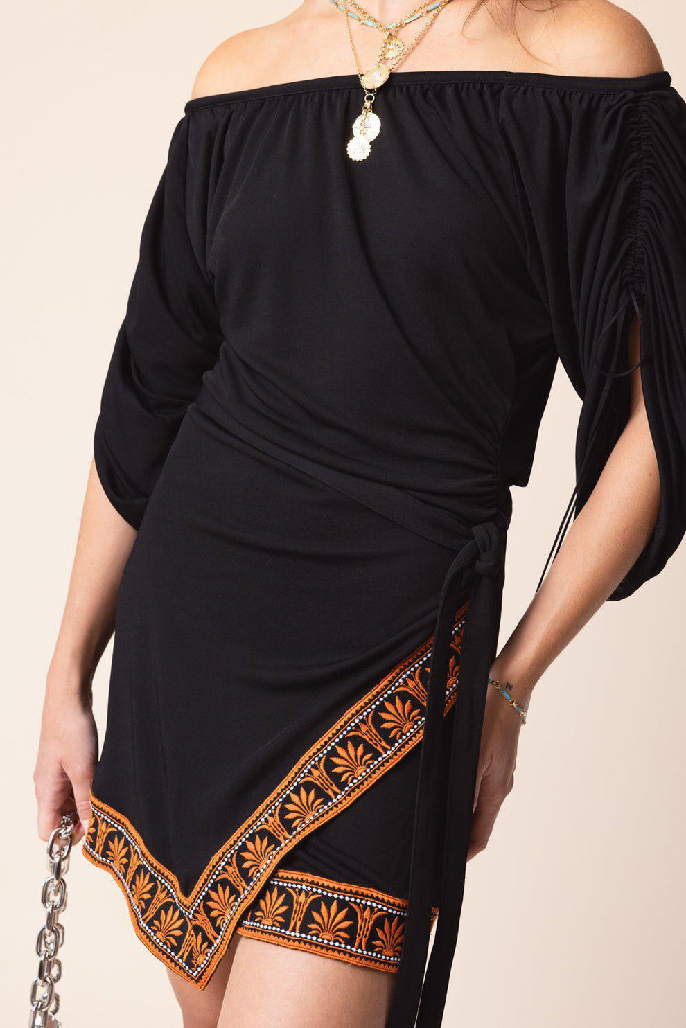 Drape Mini Dress