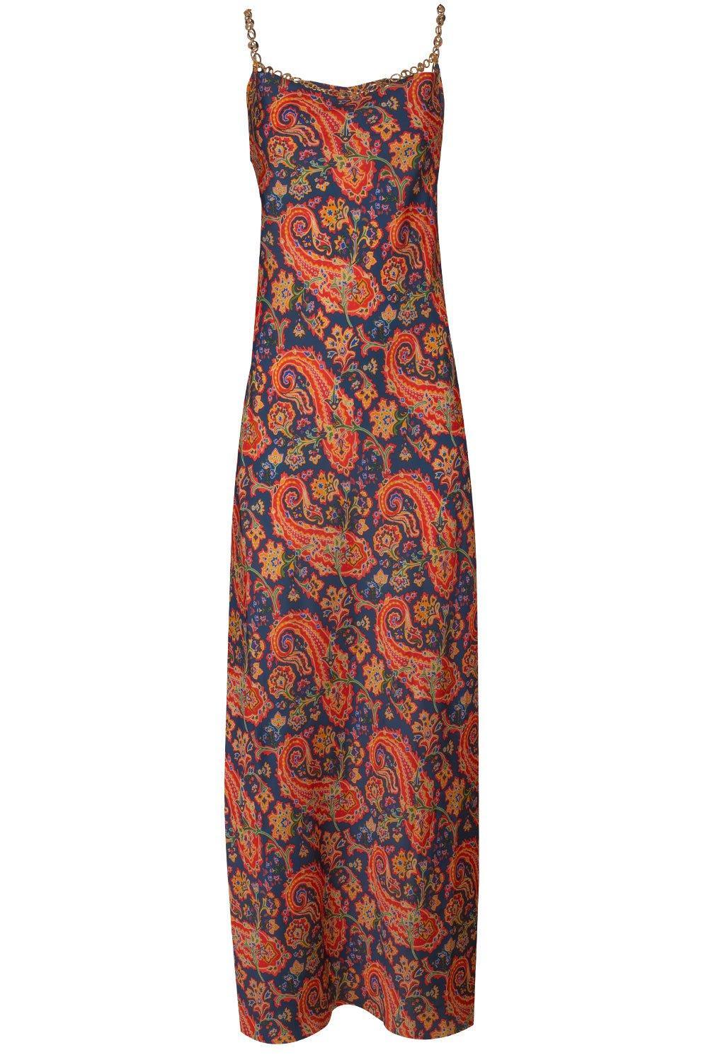 RABANNE-Scoop Neck Slip Dress-