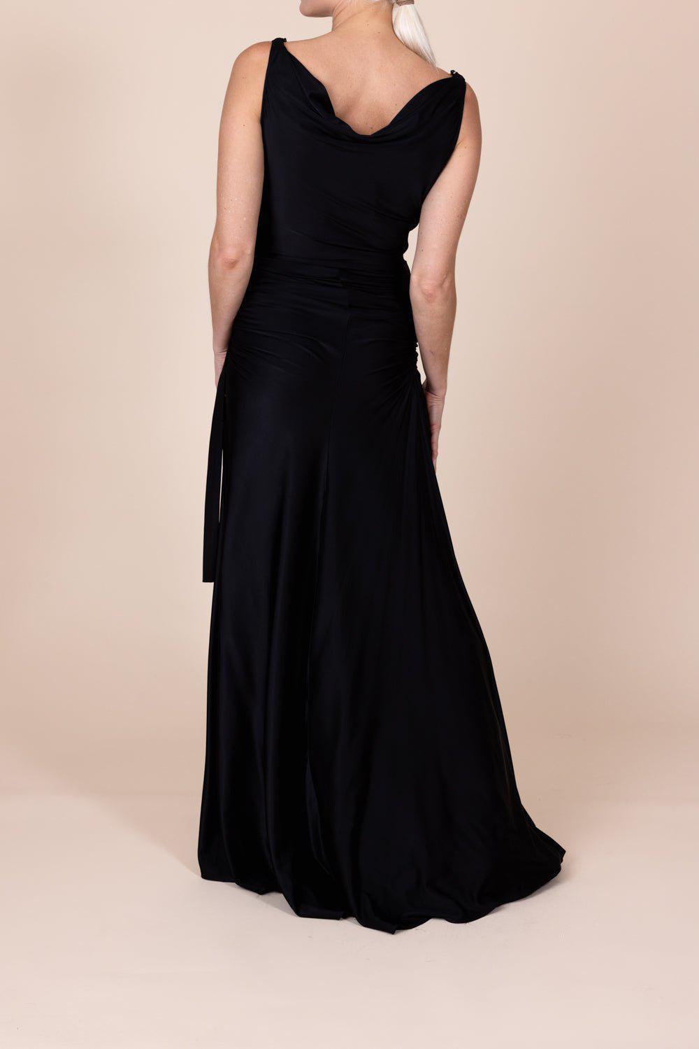 RABANNE-Sleeveless Slit Maxi Dress-