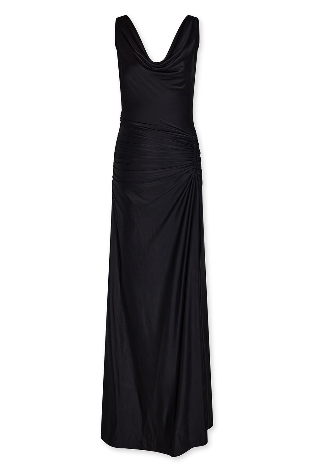 RABANNE-Sleeveless Slit Maxi Dress-