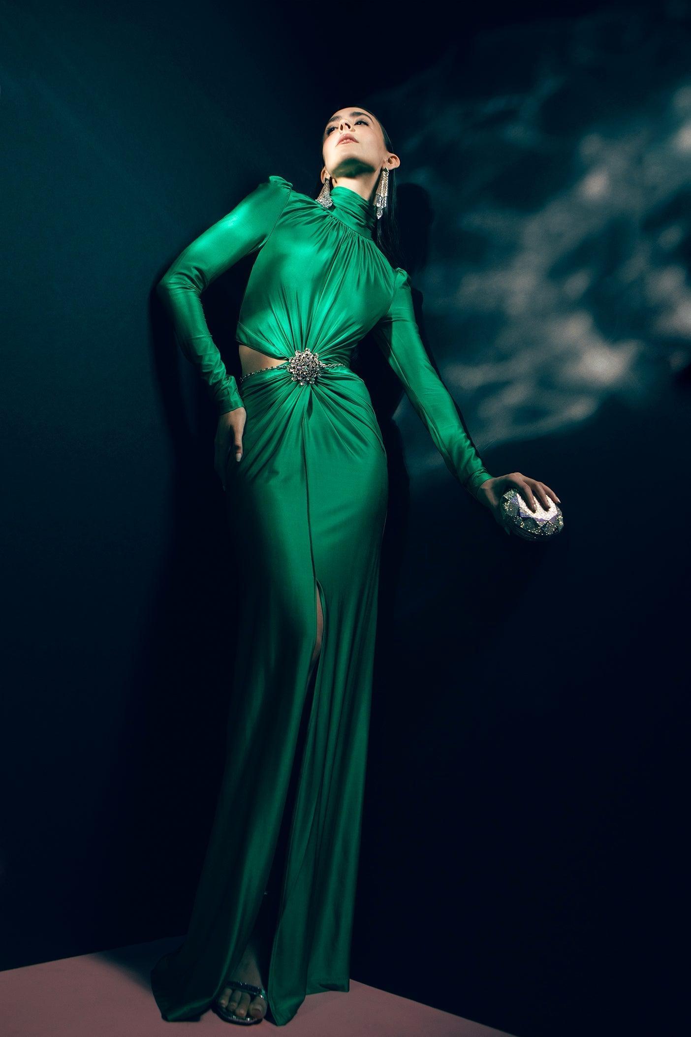 RABANNE-Cut Out Dress-